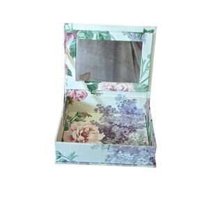 Vintage 90s  Floral trinket box